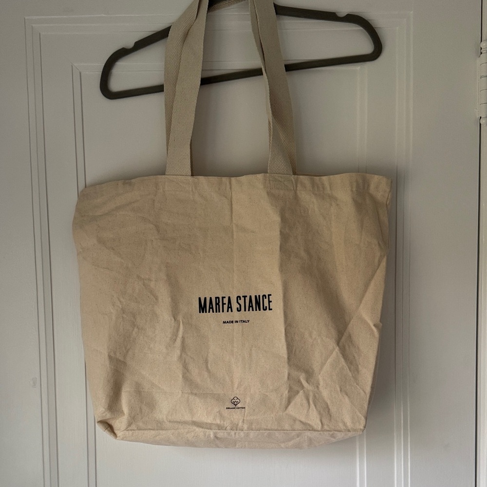 PRISTINE Marfa Stance Beige Tote Bag